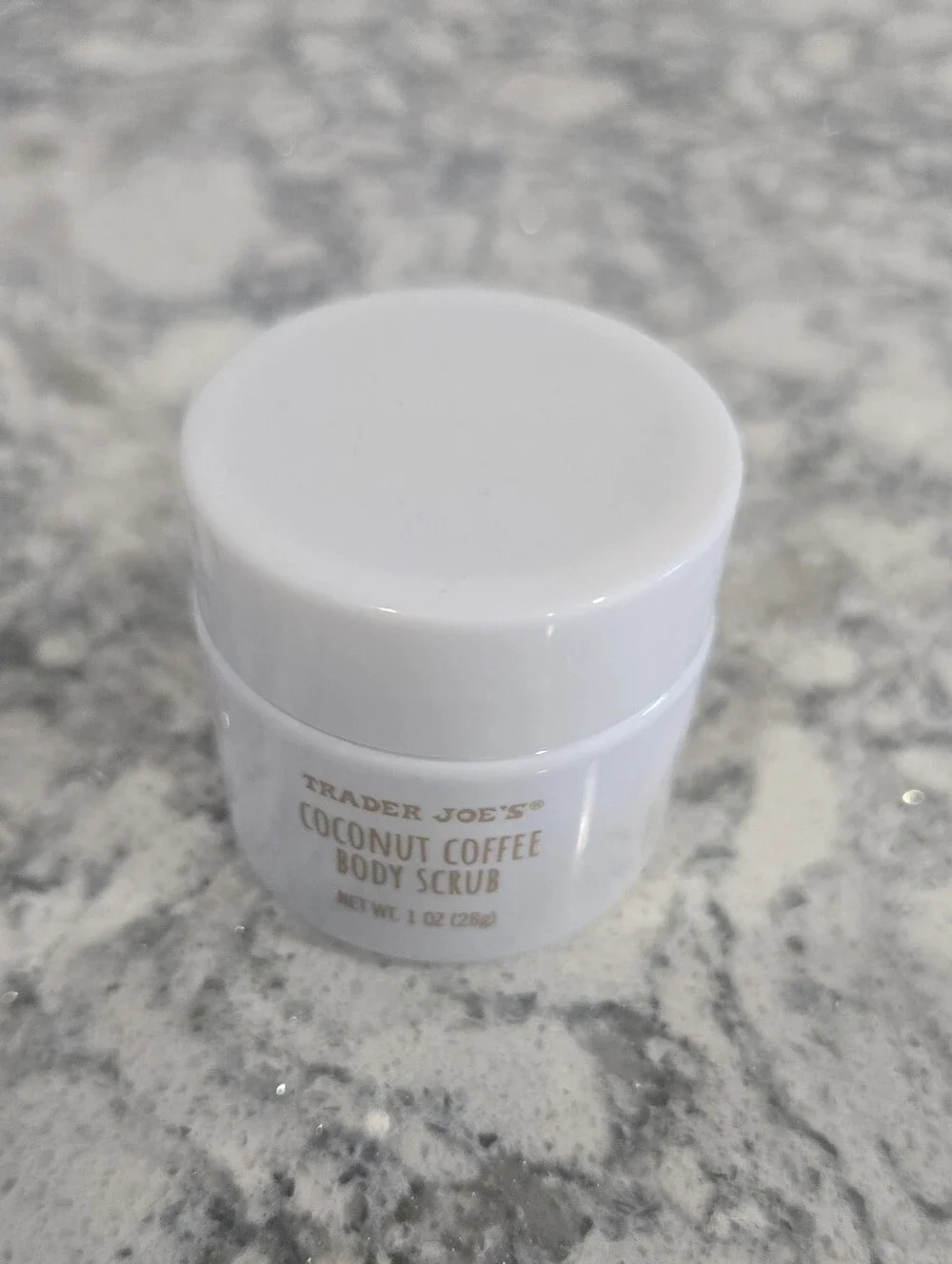 Trader Joe's Coconut Coffee Body Scrub 1 Ounce